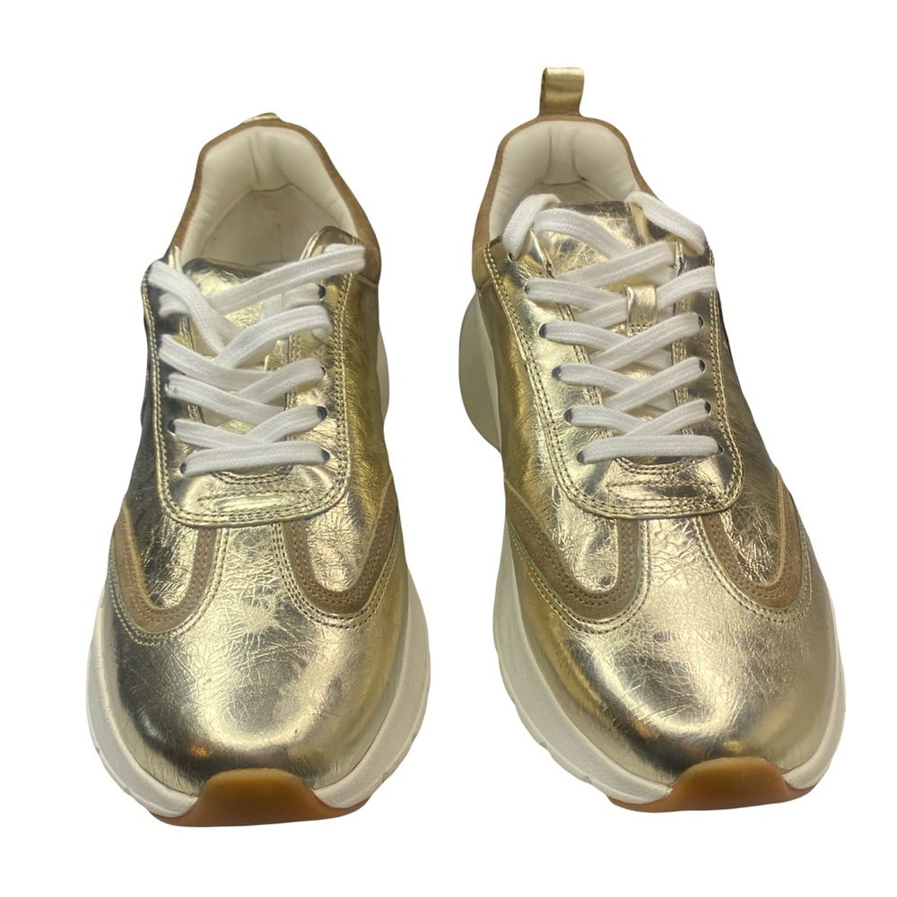 Tory Burch Gold Women's Sneakers - Picture 4 of 9